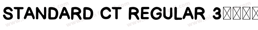 Standard CT Regular 3字体转换